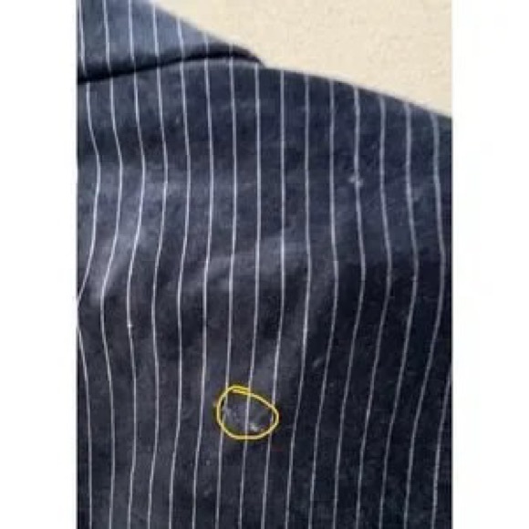 Michael Kors Navy Pinstripe Blazer - Picture 6 of 6